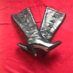 “NWOT” - Black Leather Boots